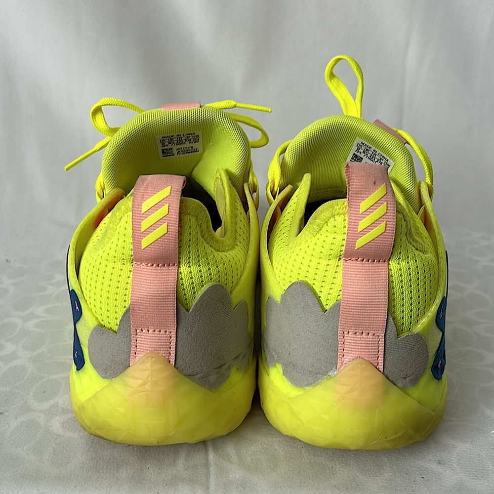 Adidas Men’s Yellow Vol 5 James Harden Boost Basketball Shoes Sneakers **Sz 9** - Picture 5 of 8